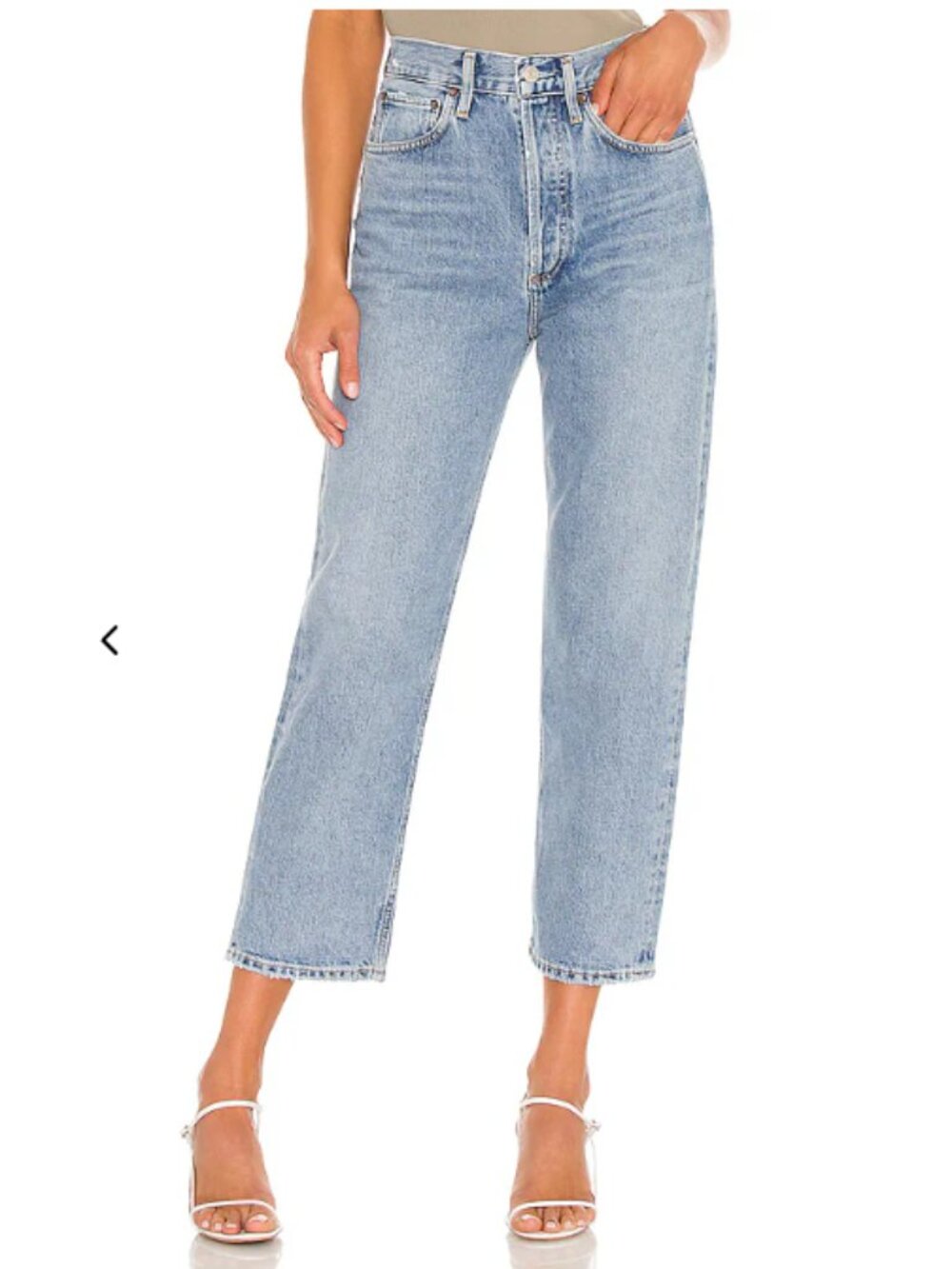AGOLDE 90s Crop Straight Leg Jeans in Replica Size 26